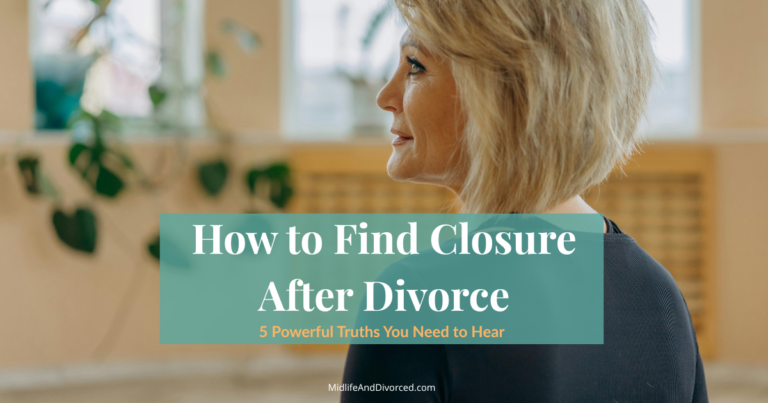 how to find closure after divorce