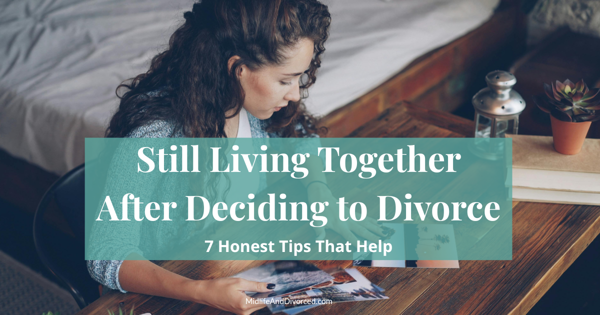 living together after deciding to divorce