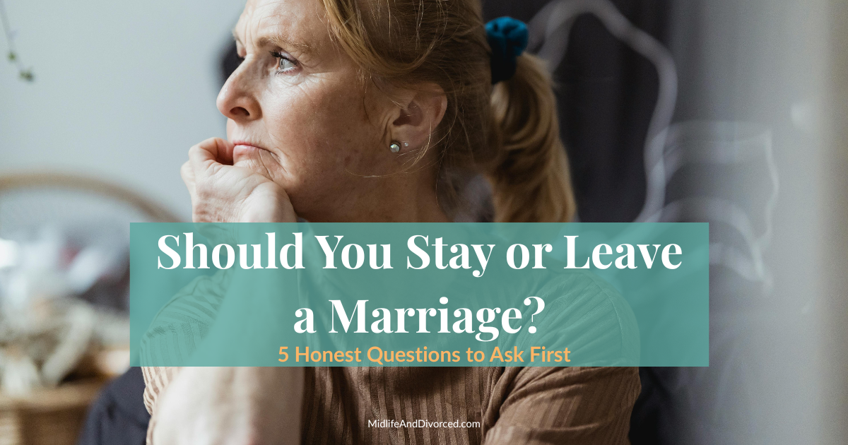 should you stay or leave a marriage
