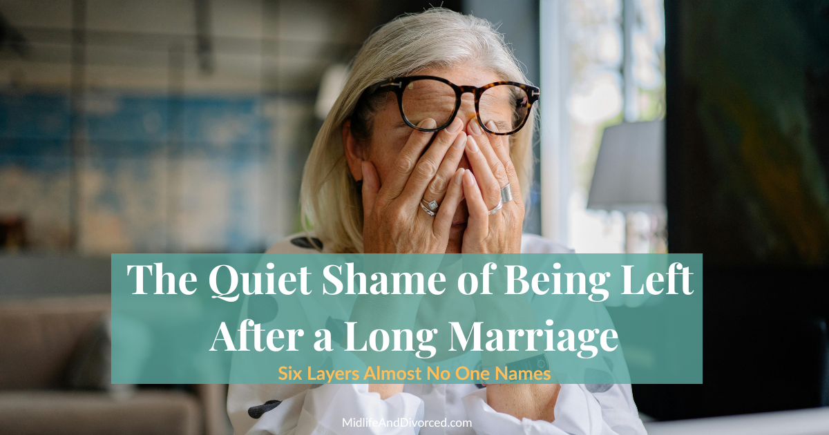 Guilt and shame after divorce: a woman alone with the unspoken weight of being left